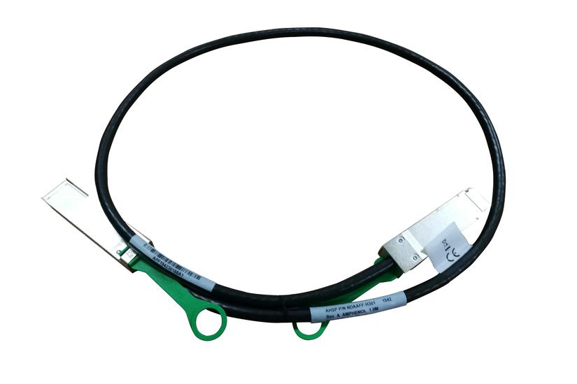 HPE X240 Direct Attach Copper Cable - 100GBase-kabel til direkte p&aring;s&aelig;tning - 1 m
