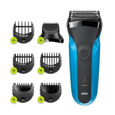 Braun Series 3 310BT Foil shaver Trimmer Black, Blue