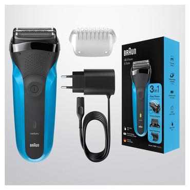 Braun Series 3 310BT Foil shaver Trimmer Black, Blue