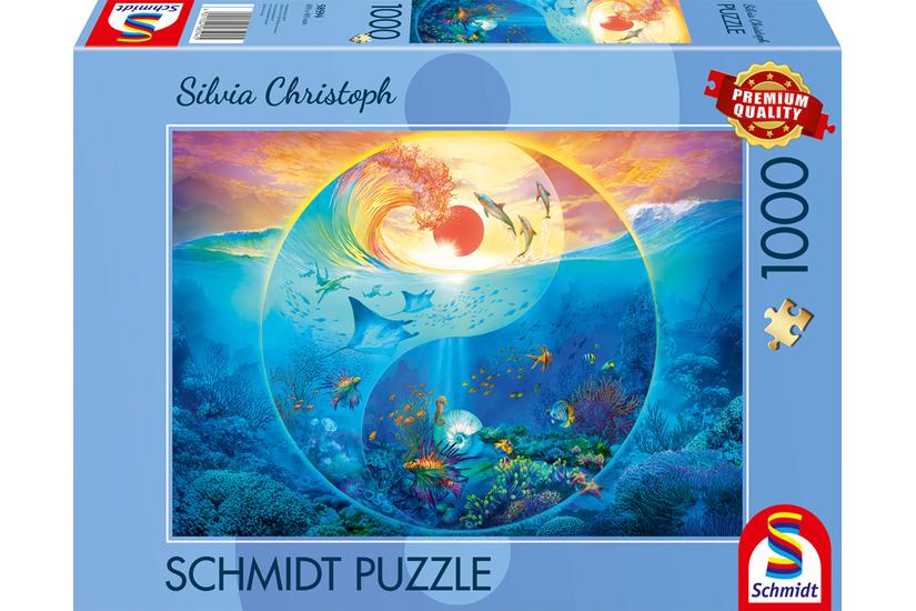 Schmidt Spiele 58594 puslespil 1000 stk Undersøisk