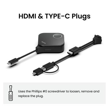 BenQ InstaShow WDC15 trådløs præsentationssystem HDMI Desktop