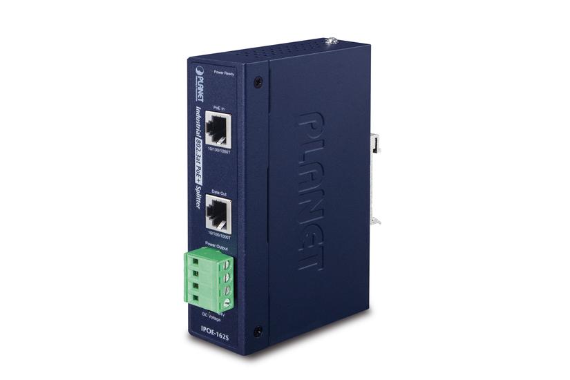 PLANET IPOE-162S netv&aelig;rks-splitter Str&oslash;m over Ethernet (PoE) Bl&aring;