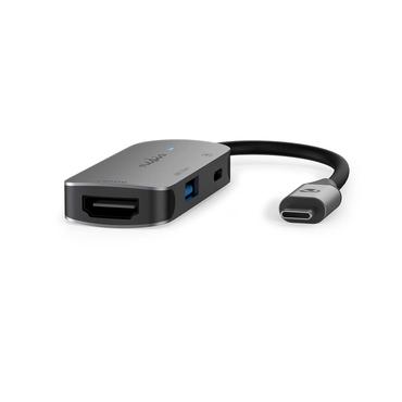 Nedis USB Multi-Port Adapter - Grey