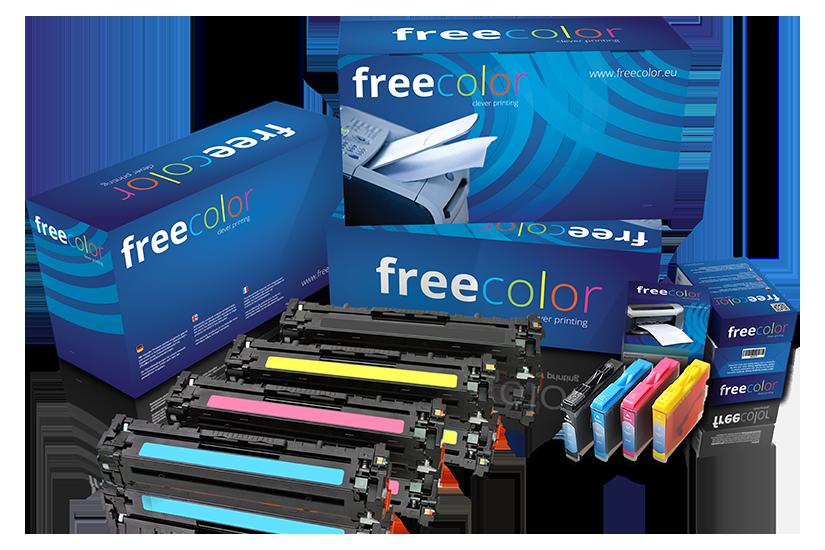 Freecolour Basic Tonerpatron - Cyan