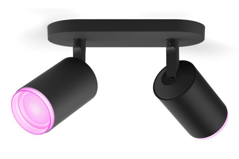 White & Color Ambiance Fugato 2er-Spot (schwarz)