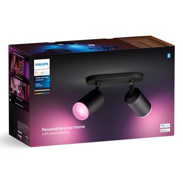 White & Color Ambiance Fugato 2er-Spot (schwarz)