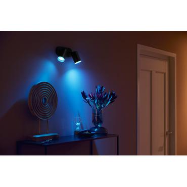 White & Color Ambiance Fugato 2er-Spot (schwarz)