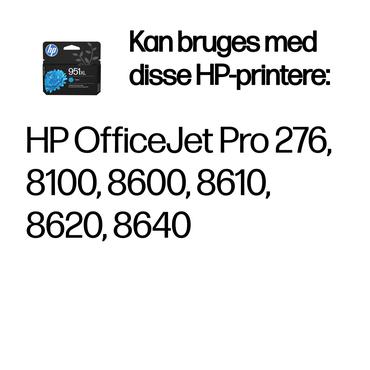 HP 951XL - Højtydende - cyan - original - Officejet - blækpatron