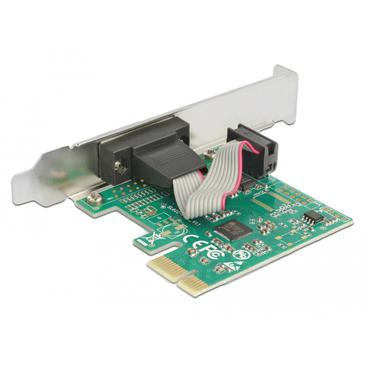Delock PCI Express Card to 1 x Serial RS-232 - seriell adapter - PCIe 2.0 - RS-232 x 1