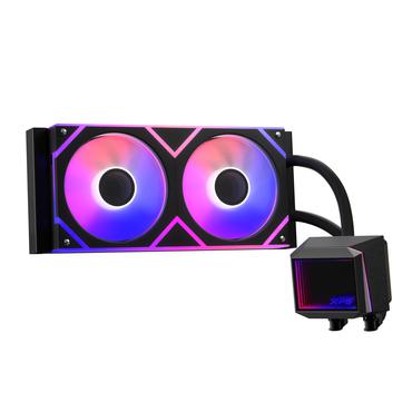 XPG LEVANTE II Processor Væskekølingssæt 12 cm Sort