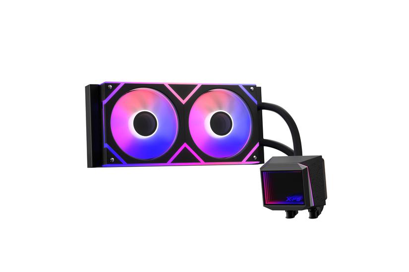 XPG LEVANTE II Processor Væskekølingssæt 12 cm Sort