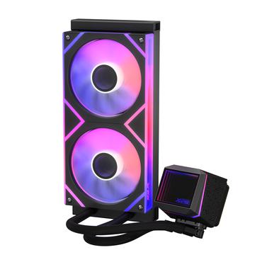 XPG LEVANTE II Processor Væskekølingssæt 12 cm Sort