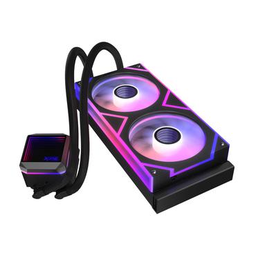 XPG LEVANTE II Processor Væskekølingssæt 12 cm Sort