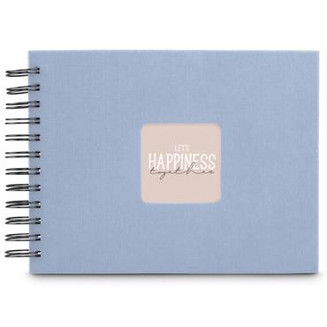 Hama 00009863 fotoalbum og arkbeskyttelse Bl&aring; 50 ark Spiral indbinding