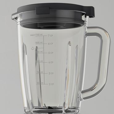 Electrolux E6TB1-6ST 1,75 L Bordplade blender 1400 W Sort, Rustfrit stål, Transparent