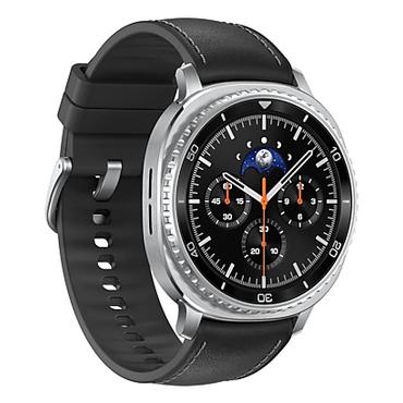 Samsung Galaxy Watch 8 Classic 3,3 cm (1.3") AMOLED 46 mm Digital 438 x 438 pixel Berøringsskærm Sølv Wi-Fi GPS (satellit)