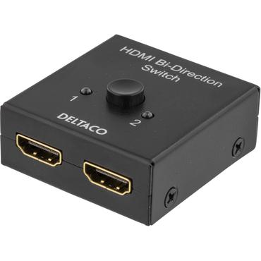 DELTACO PRIME HDMI-7017 - video-/audioswitch - 2 porte