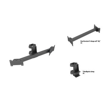 Multibrackets M Pro Series monteringssats - modulär - för 2 LCD-bildskärmar - svart