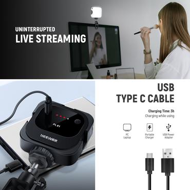 NEEWER PL81 Kamera-Licht für Handy & Laptop