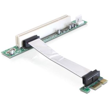 Delock Riser card PCI Express x1 > PCI 32Bit 5 V with flexible cable - kort f&ouml;r stigare