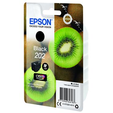 Epson 202 - svart - original - bl&auml;ckpatron