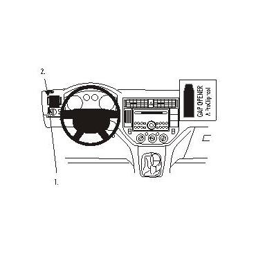 Brodit ProClip Left mount - montering för mobiltelefon