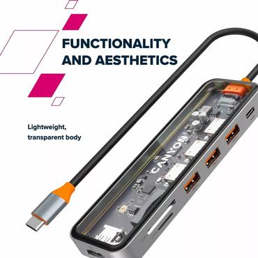 Canyon DS-13 - dockningsstation - USB-C - HDMI