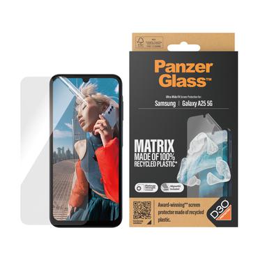 PanzerGlass ® ECO MATRIX Skærmbeskyttelse med D3O® Samsung Galaxy A25 5G | Ultra-Wide Fit m. AlignerKit