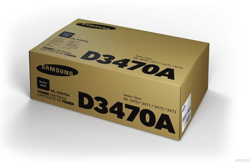 Samsung ML-D3470A - L&aring;ng livsl&auml;ngd - svart - original - tonerkassett (SU665A)