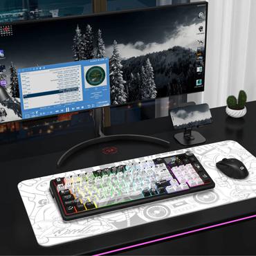 REDRAGON K719GF-RGB-PRO tastatur USB + RF Wireless + Bluetooth Sort