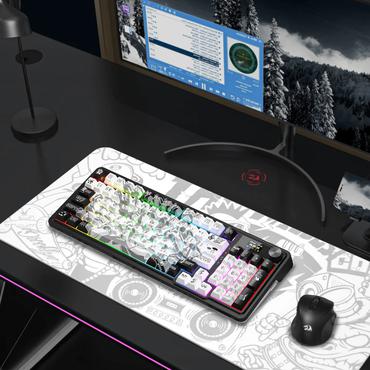 REDRAGON K719GF-RGB-PRO tastatur USB + RF Wireless + Bluetooth Sort