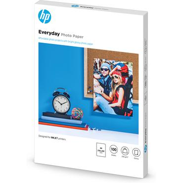 HP Everyday Photo Paper - fotopapper - blank - 100 ark - A4 - 200 g/m&sup2;