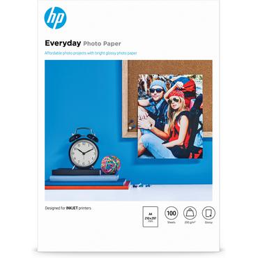 HP Everyday Photo Paper - fotopapper - blank - 100 ark - A4 - 200 g/m&sup2;