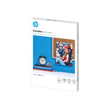 HP Everyday Photo Paper - fotopapper - blank - 100 ark - A4 - 200 g/m&sup2;