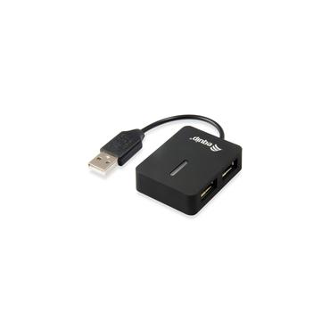 Equip 128952 interface hub USB 2.0 480 Mbit/s Sort