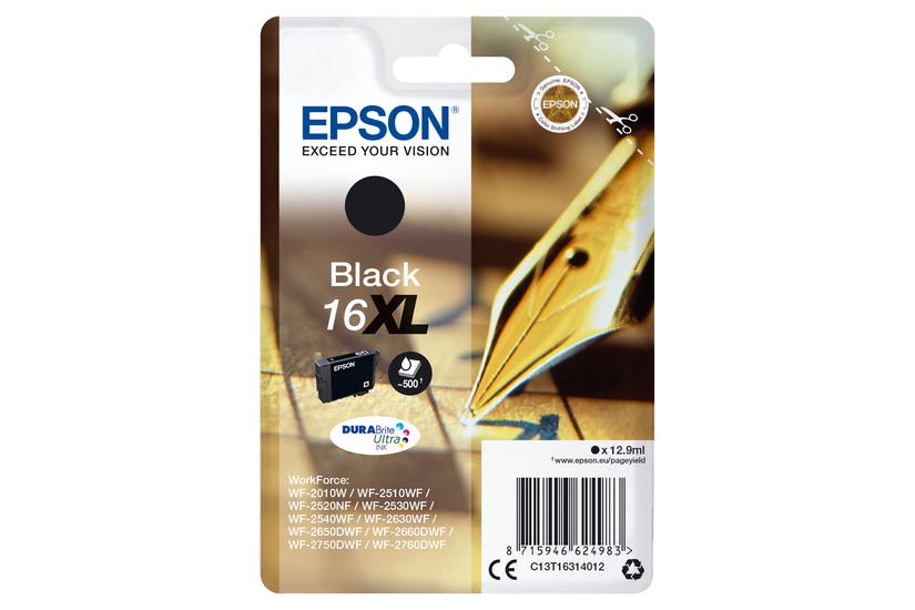 Epson 16XL - XL - svart - original - bl&auml;ckpatron