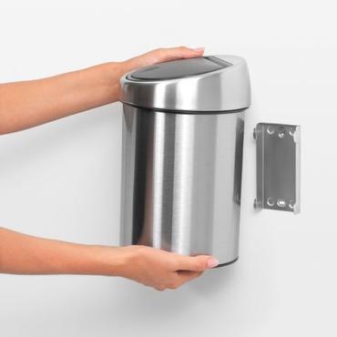 Brabantia TOUCH BIN 3 L Rund Stål