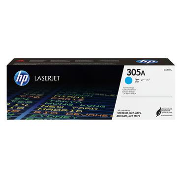 HP 305A - cyan - original - LaserJet - tonerkassett (CE411A)