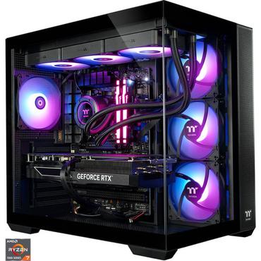 Thermaltake Arbetsstation - 32 GB - 2 TB - GeForce RTX 5070 Ti - Ryzen 7 - Gaming-PC