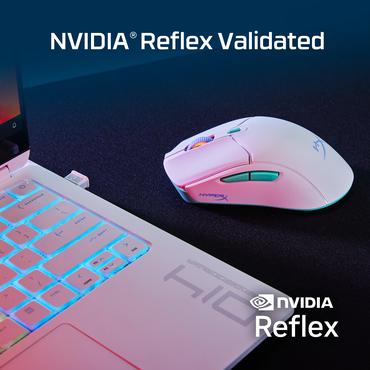 HyperX Pulsefire Haste 2 Core – Trådløs gamingmus (hvid/grøn/lilla)