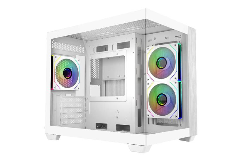 Cooler Master Chassi - Mini Tower - 16 cm - 41 cm - 5 - Stål - Vit