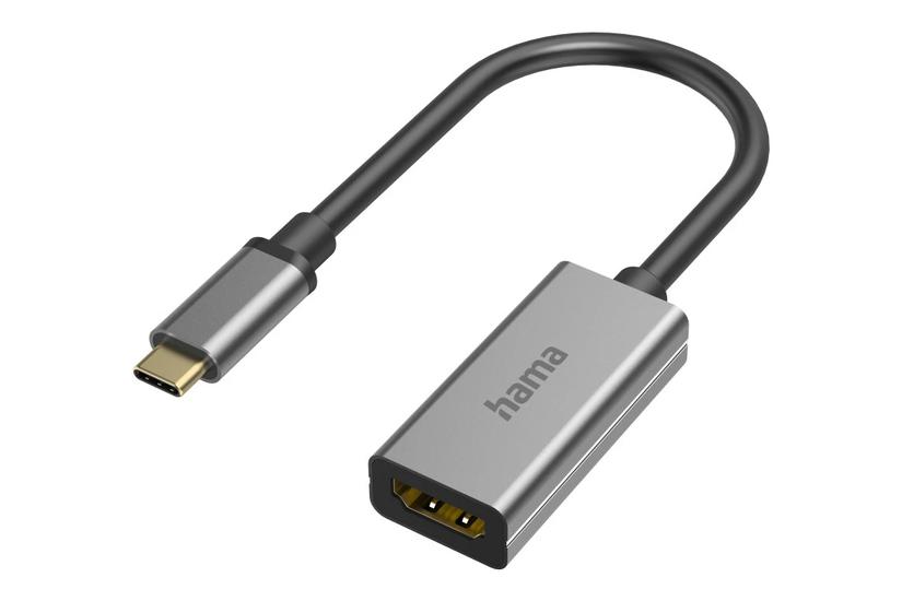 HAMA Adapter Audio USB-C to HDMI Ultra-HD 8K@60Hz Alu