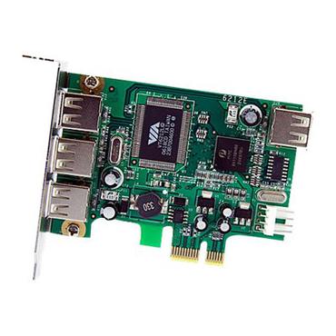 StarTech.com 4 Port PCI Express Low Profile High Speed USB Card