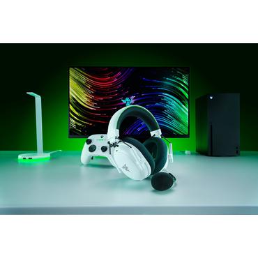 Razer BlackShark V3 Pro Headset Kabel & tr&aring;dl&oslash;s Spil USB Type-A Bluetooth Hvid