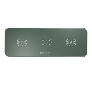 Terratec ChargeAIR All Hovedtelefoner, Headset, Smartphone, SmartWatch Gr&oslash;n Tr&aring;dl&oslash;s opladning Hurtig opladning Indend&oslash;rs