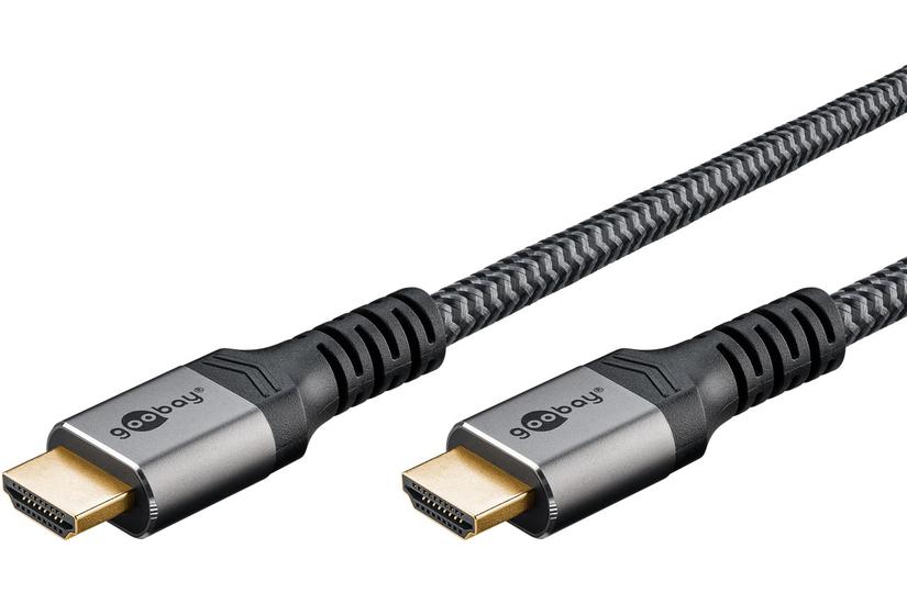 High Speed HDMI&trade; Cable with Ethernet, 5 m, Sharkskin Grey