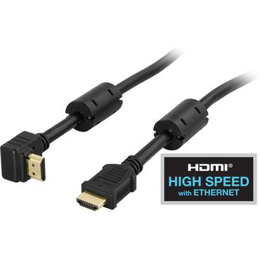 DELTACO HDMI-kabel med Ethernet - 1 m