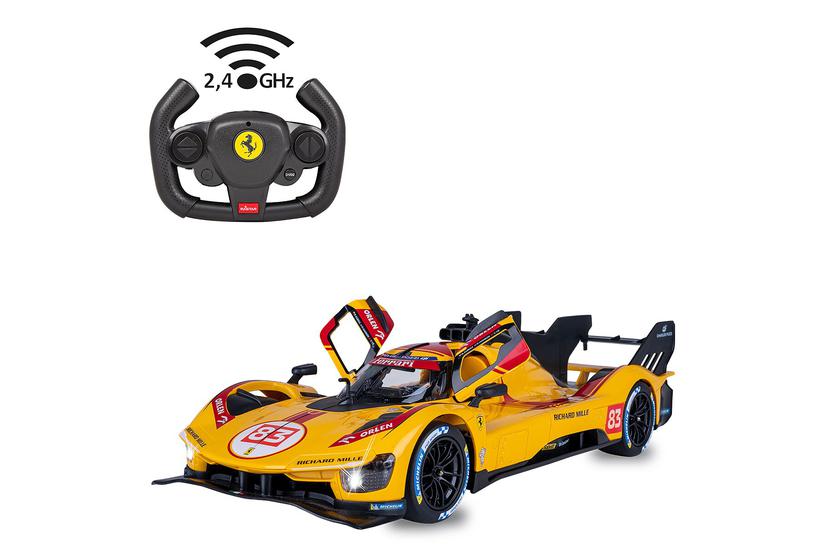 Jamara Ferrari 499P-N83 1:14 gelb 2,4GHz TÃ¼r manuell