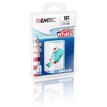 Emtec Sailor Whale USB-nøgle 16 GB USB Type-A 2.0 Blå