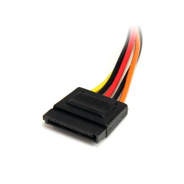 StarTech.com 8in 15 pin SATA Power Extension Cable - 8 SATA power Extension Cable - 8 SATA power Extension cord - f&ouml;rl&auml;ngningskabel f&ouml;r str&ouml;m - SATA-str&ouml;m till SATA-str&ouml;m - 20.3 cm